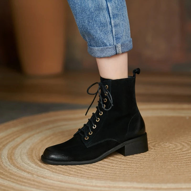 Retro Ankle Boots