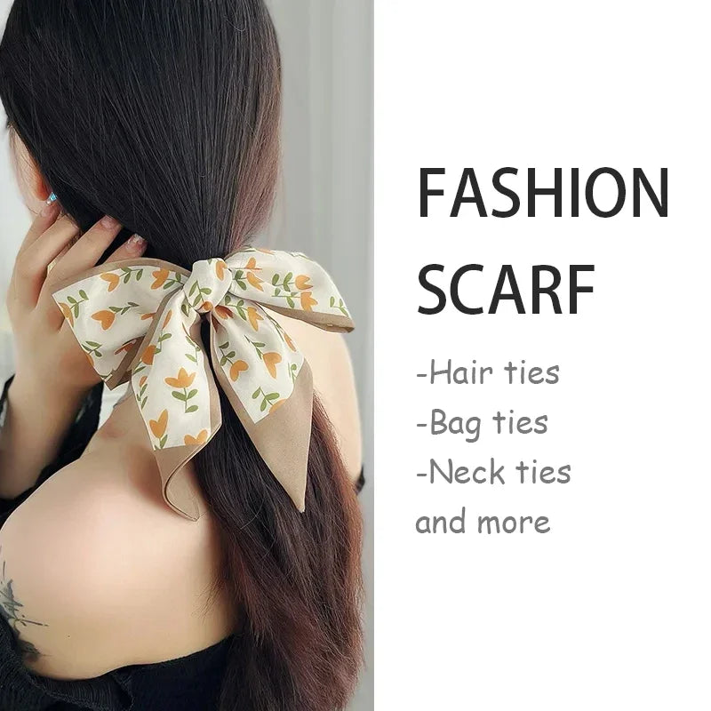 5pcs/set Series Silk Satin Scarf