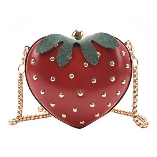 Cute Heart Strawberry Bag