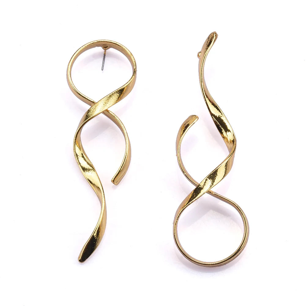 Asymmetric Statement Long Earrings