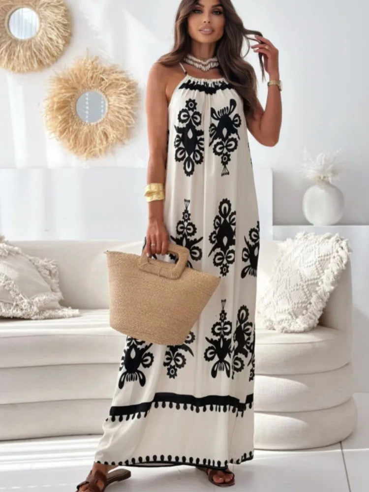 Vintage Printed Dress