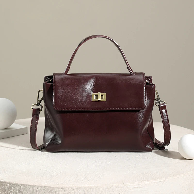 Soft Leather Crossbody Bag