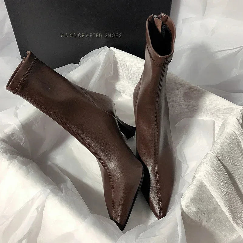 Pointed Toe Ankle Boots