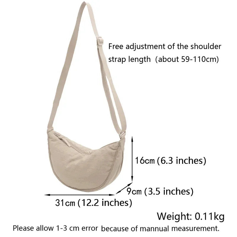 Nylon Chest Shoulder Bag