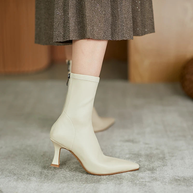 Soft Leather Ankle Boots