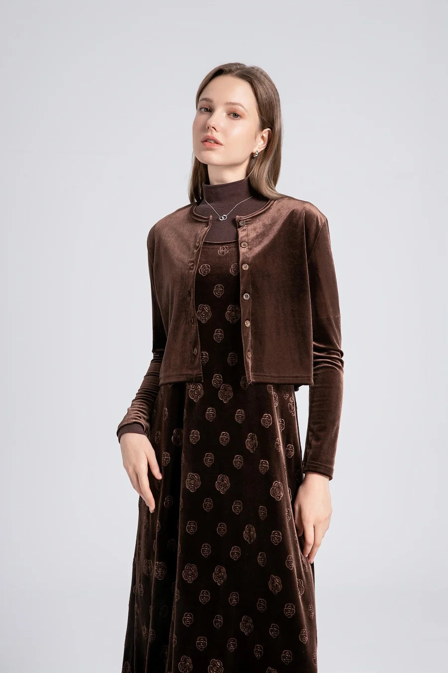 Fall- winter velvet woman set