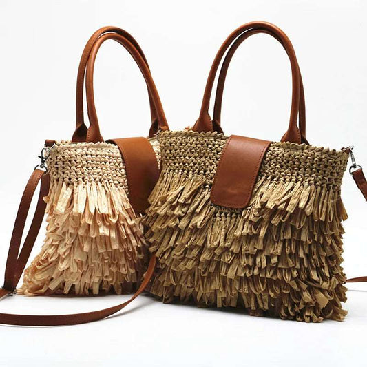 Beach grass skirt lace bag