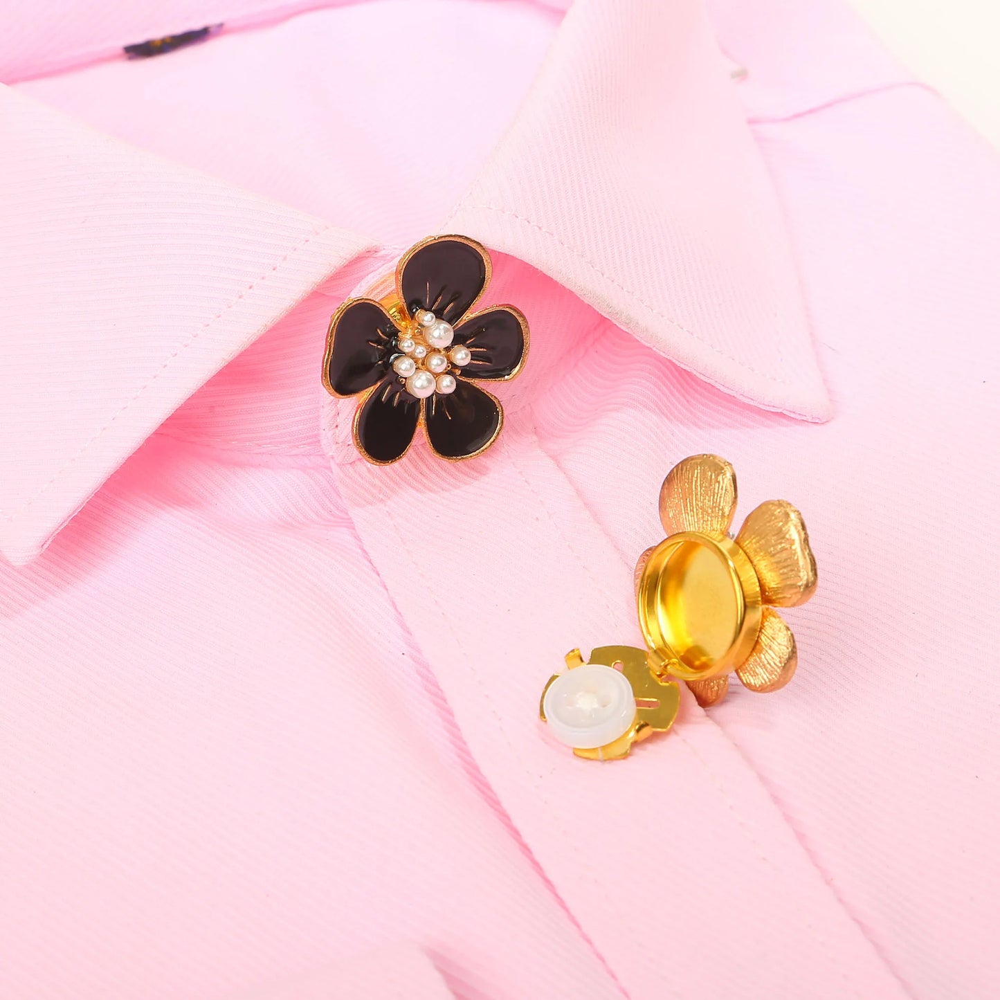 2pcs/lot Blossom Button Clip