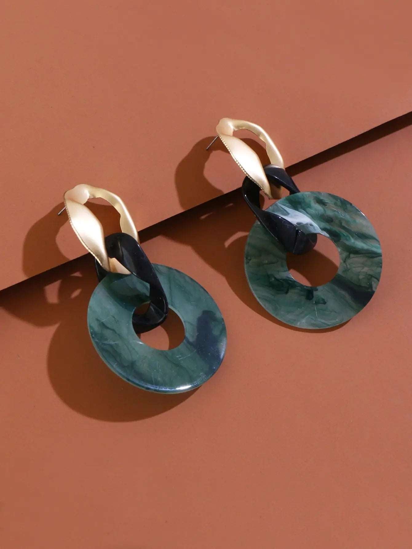 Acrylic Acetate Drop Earrings