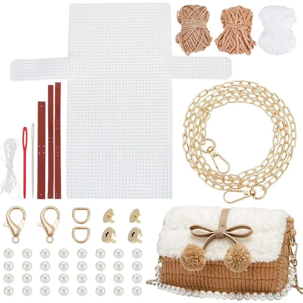 DIY Knitting Crochet Handbags Kit