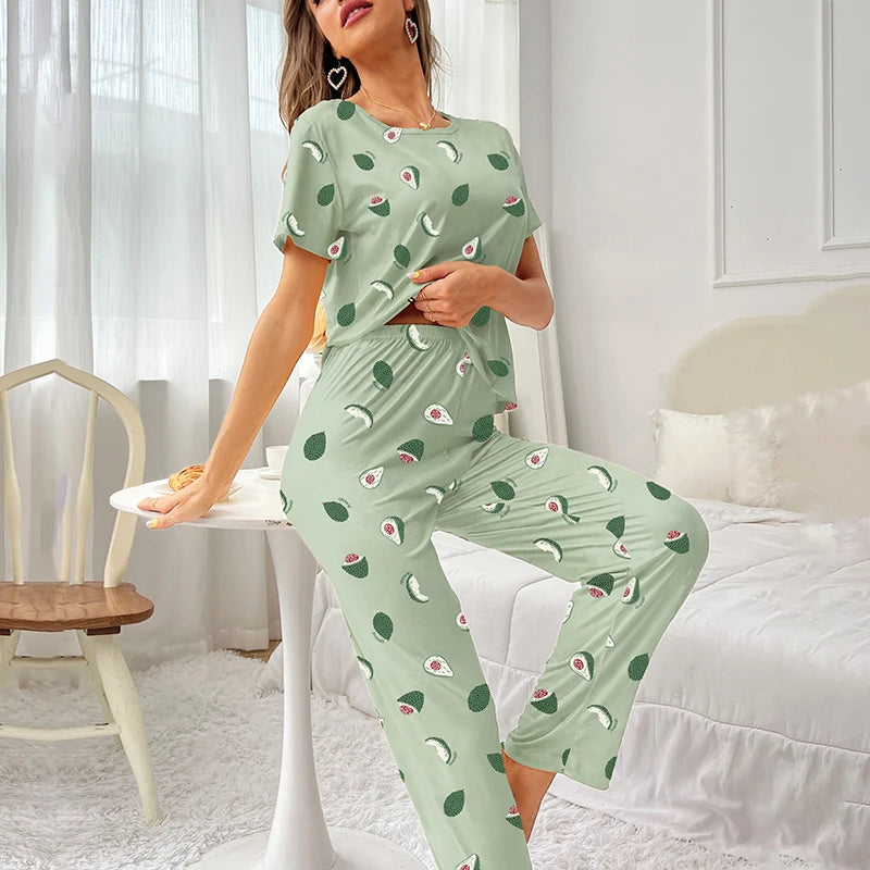 Womens Pajama Avocado