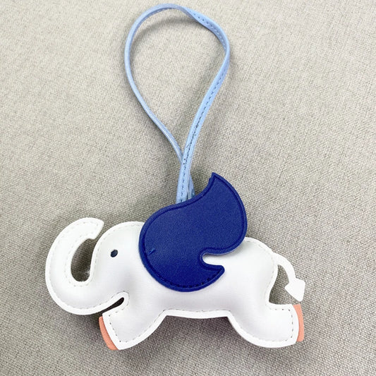 PU Leather Flying Elephant Bag Charm