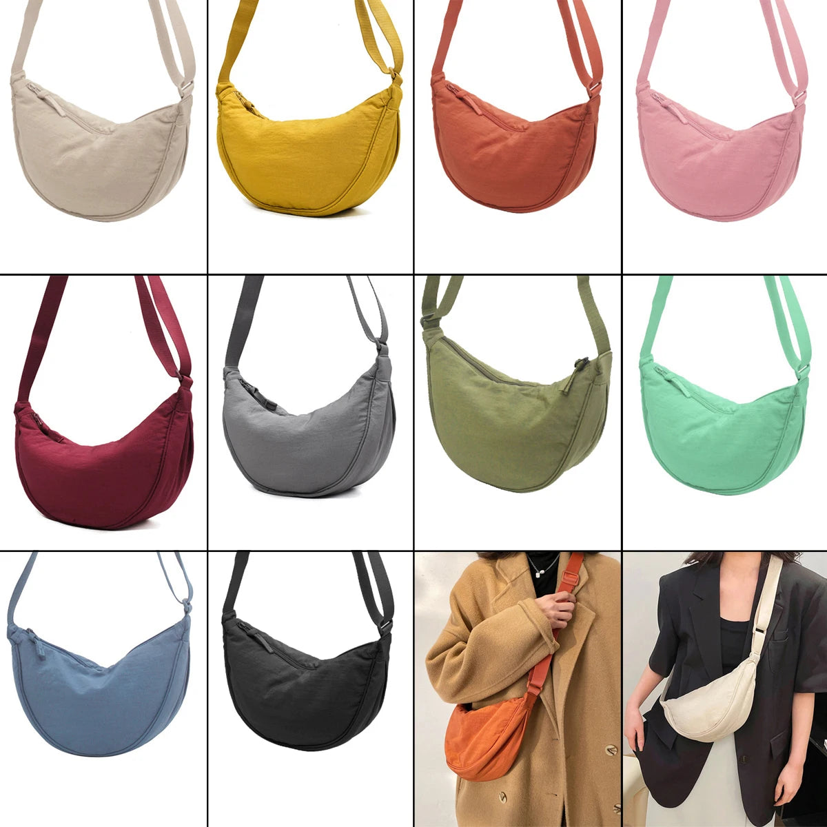 Nylon Chest Shoulder Bag