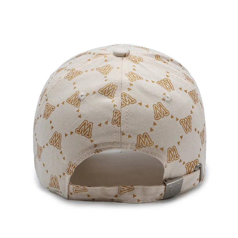 Luxury Design W Letter Fashion Baseball Cap