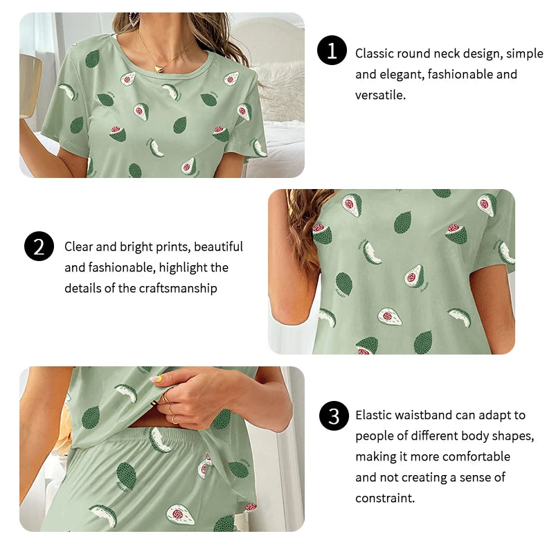 Womens Pajama Avocado