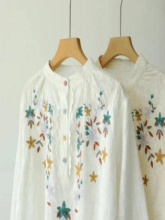 Bohemian Design Cotton Shirts