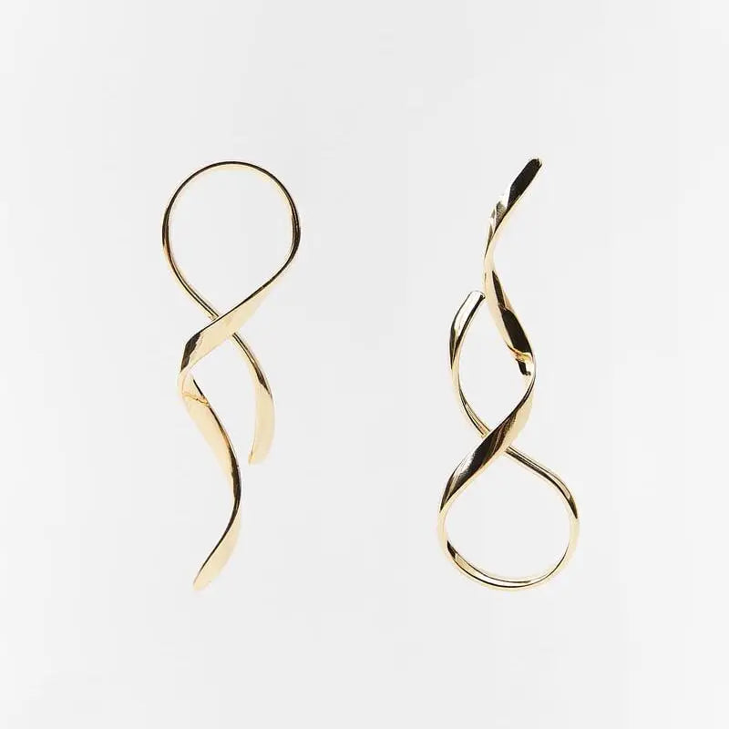 Asymmetric Statement Long Earrings