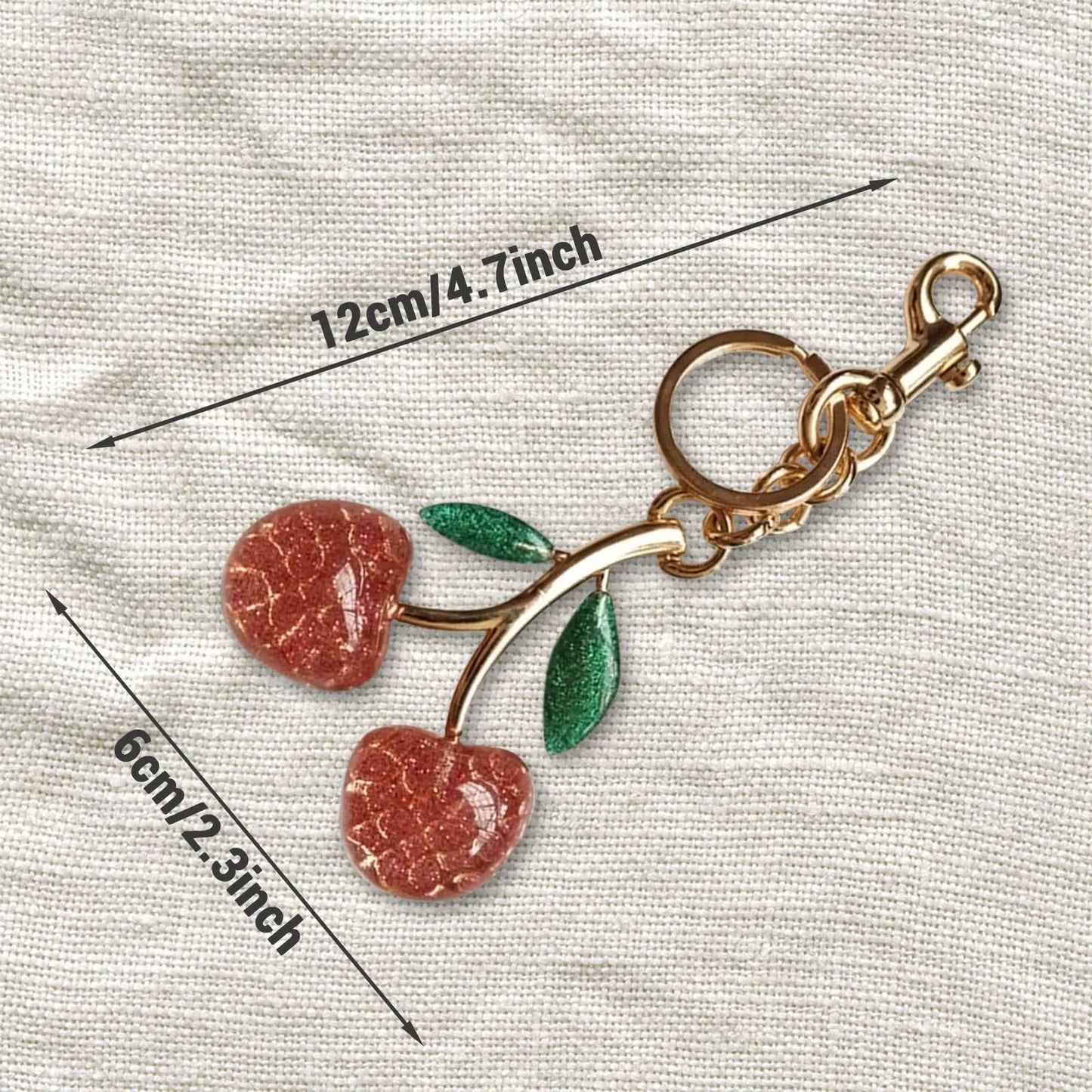 Cherry Bag Charm For Purses And Bags