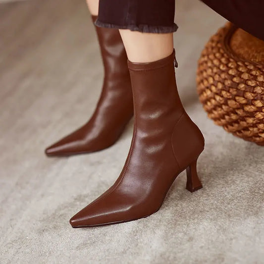 Soft Leather Ankle Boots