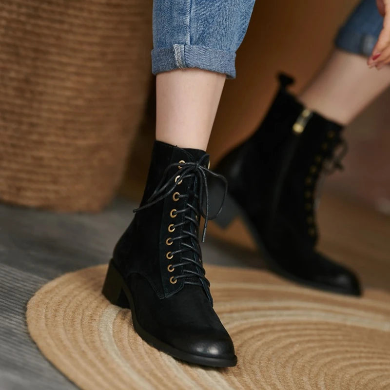 Retro Ankle Boots