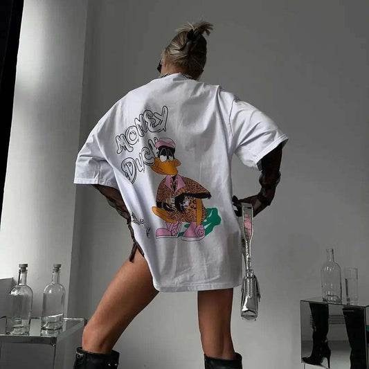 Cartoon Print T-shirt