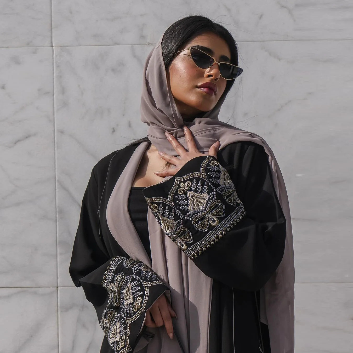 Luxury Embroidery Islam Muslim Kaftan