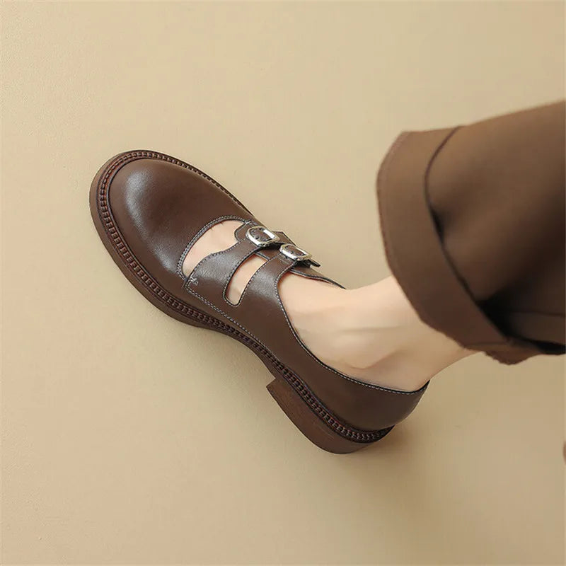 Spring/Autumn Leather Loafers