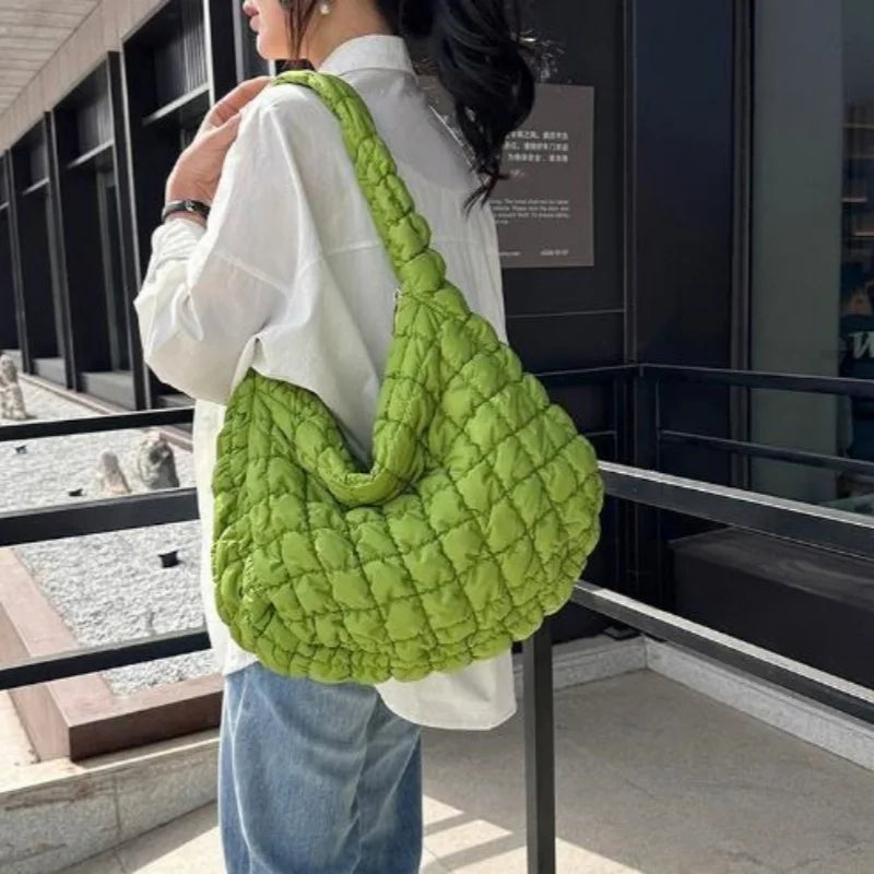 Pleated Cloud Shoulder Bag