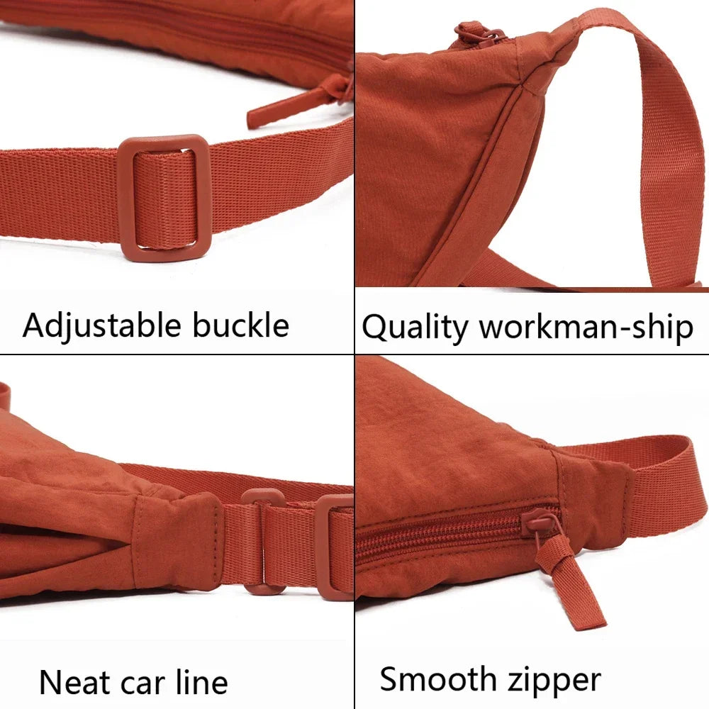 Nylon Chest Shoulder Bag