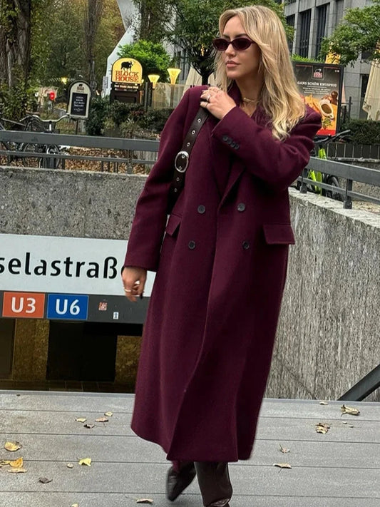 Burgundy Winter Coat