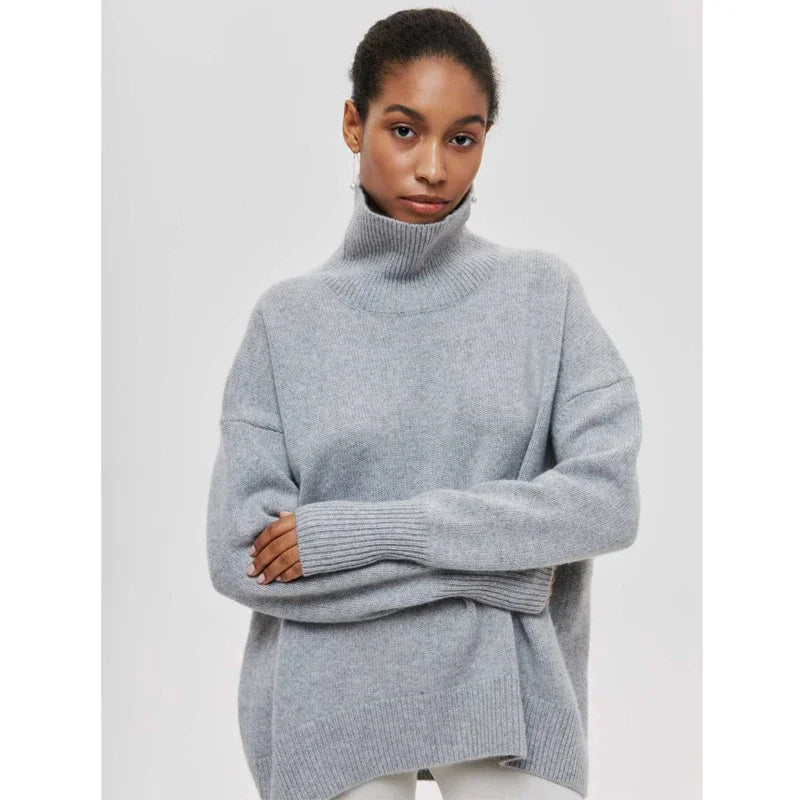 Luxury O-neck Knit Sweater