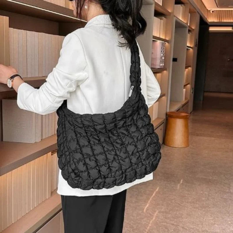 Pleated Cloud Shoulder Bag