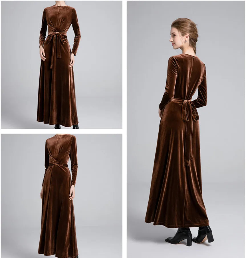 Velvet Maxi Dress