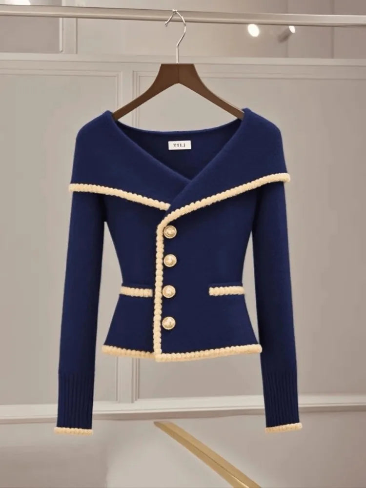 Navy Blue Cardigan