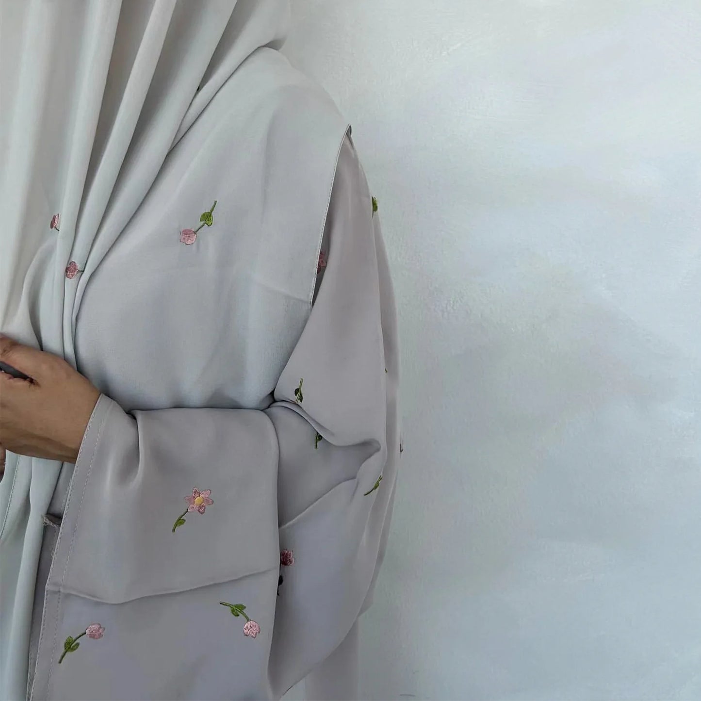 Open Chiffon Abaya