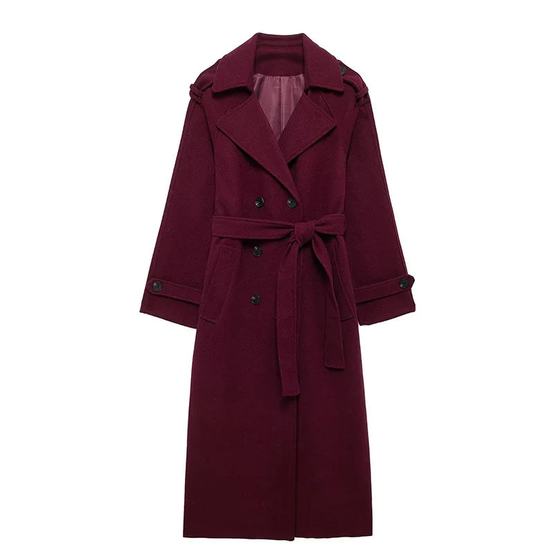 Double Breasted Women's Coat