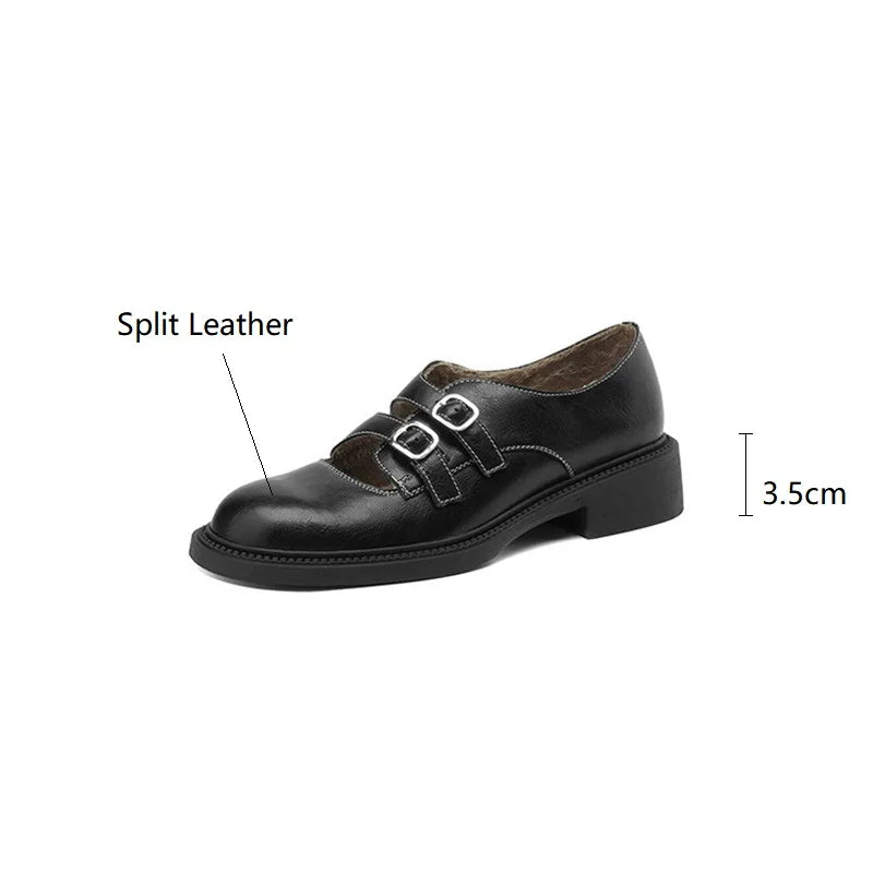 Spring/Autumn Leather Loafers