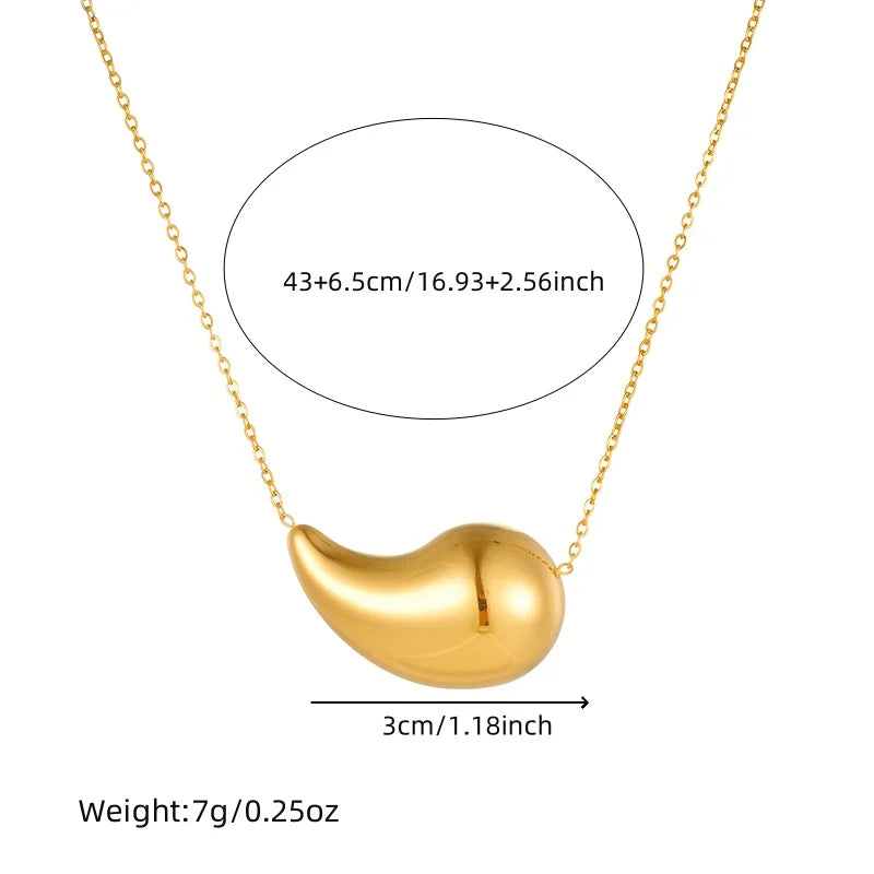 Stainless Steel Golden Jewelry Set