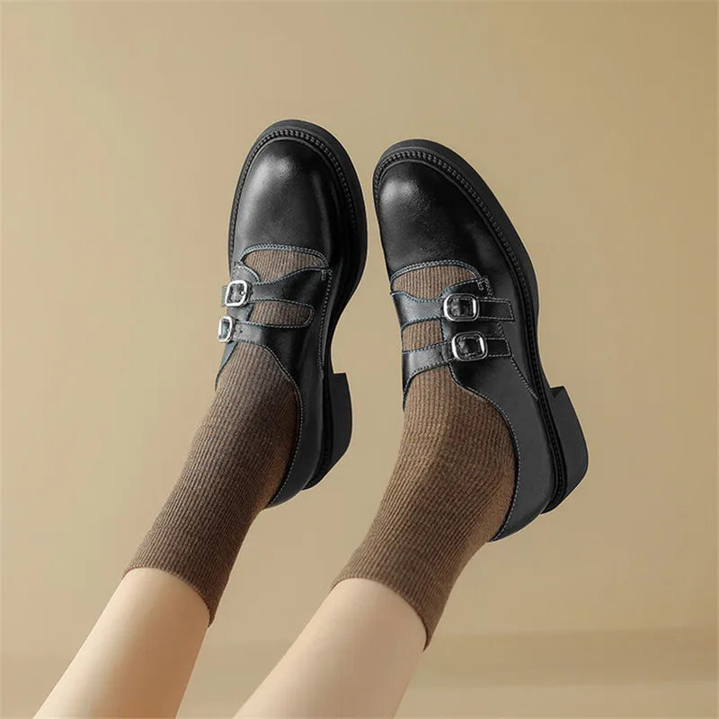 Spring/Autumn Leather Loafers