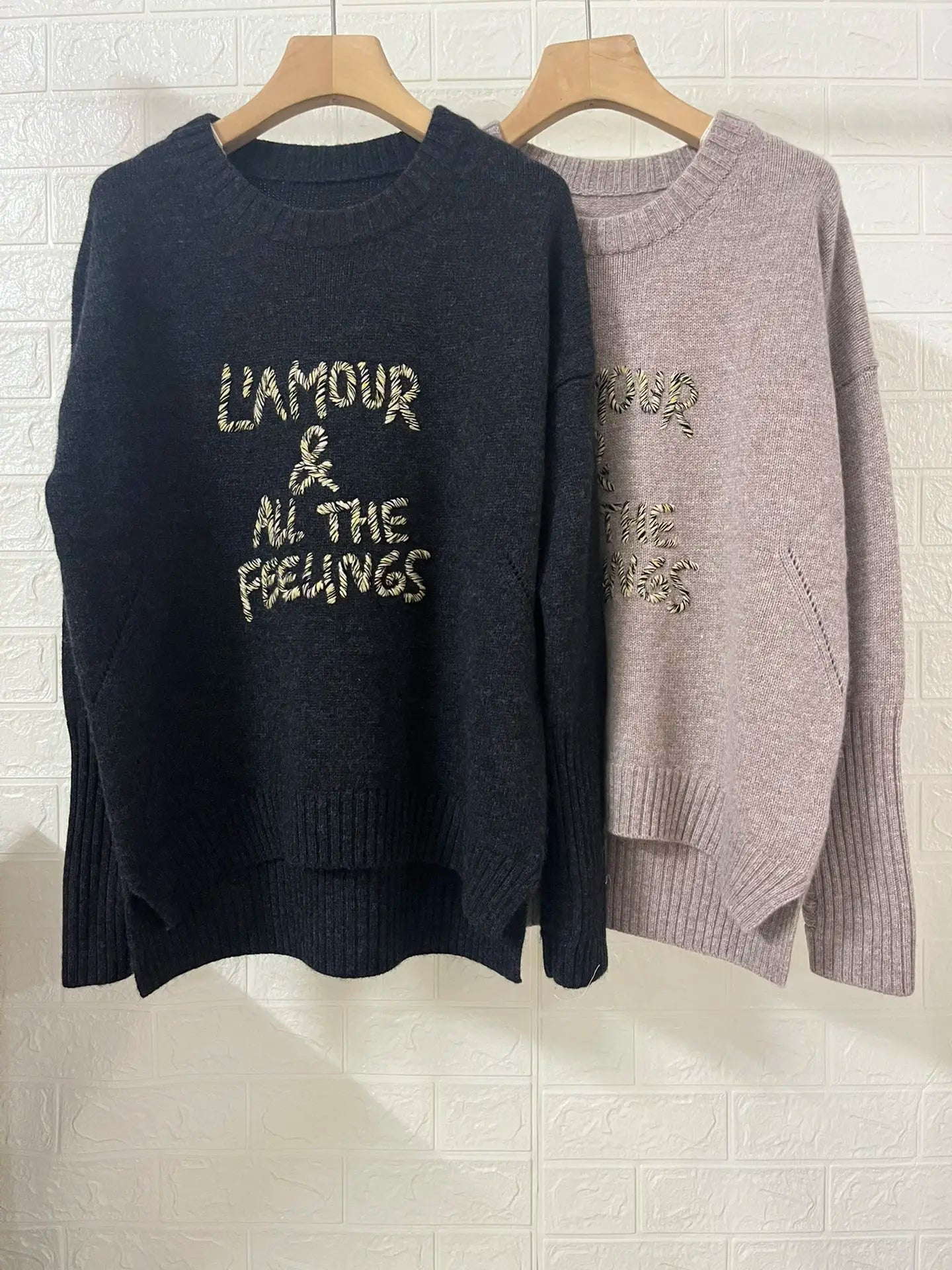 O-Neck Knitted Pullover