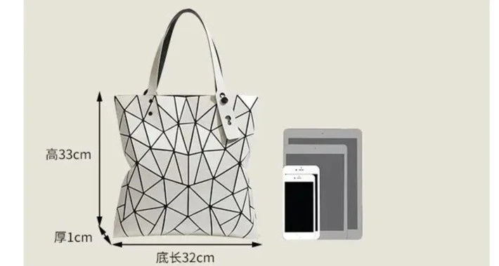 Luminous Reflective geometric bags