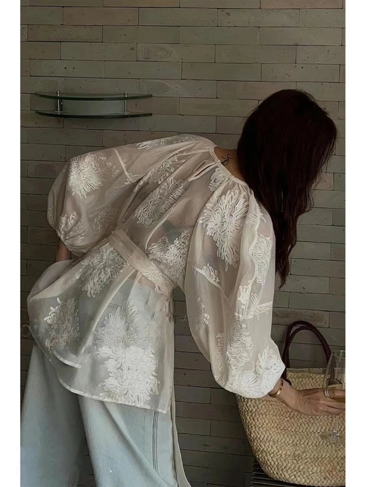 Luxury Embroidery Blouse