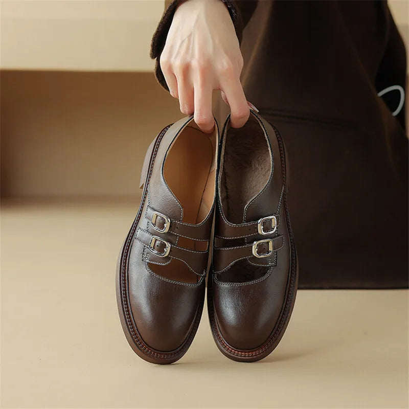 Spring/Autumn Leather Loafers