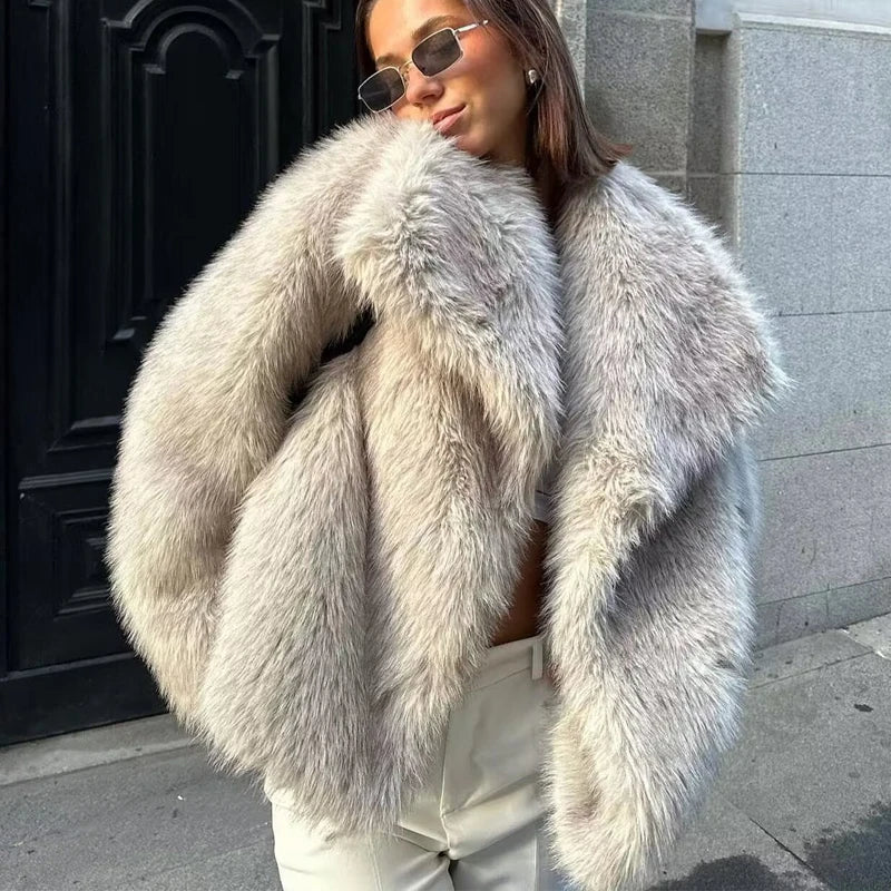 Faux Fur Coat