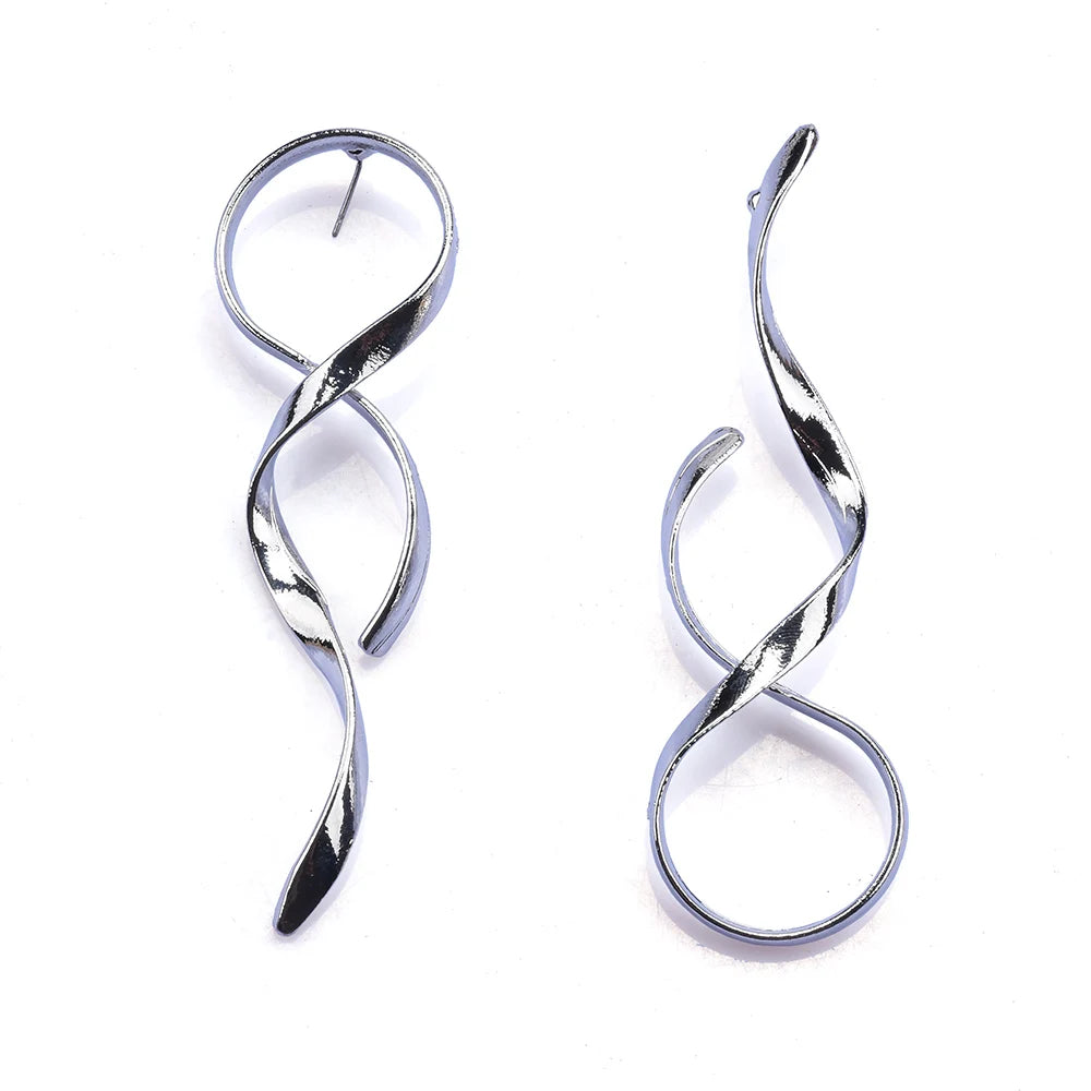 Asymmetric Statement Long Earrings