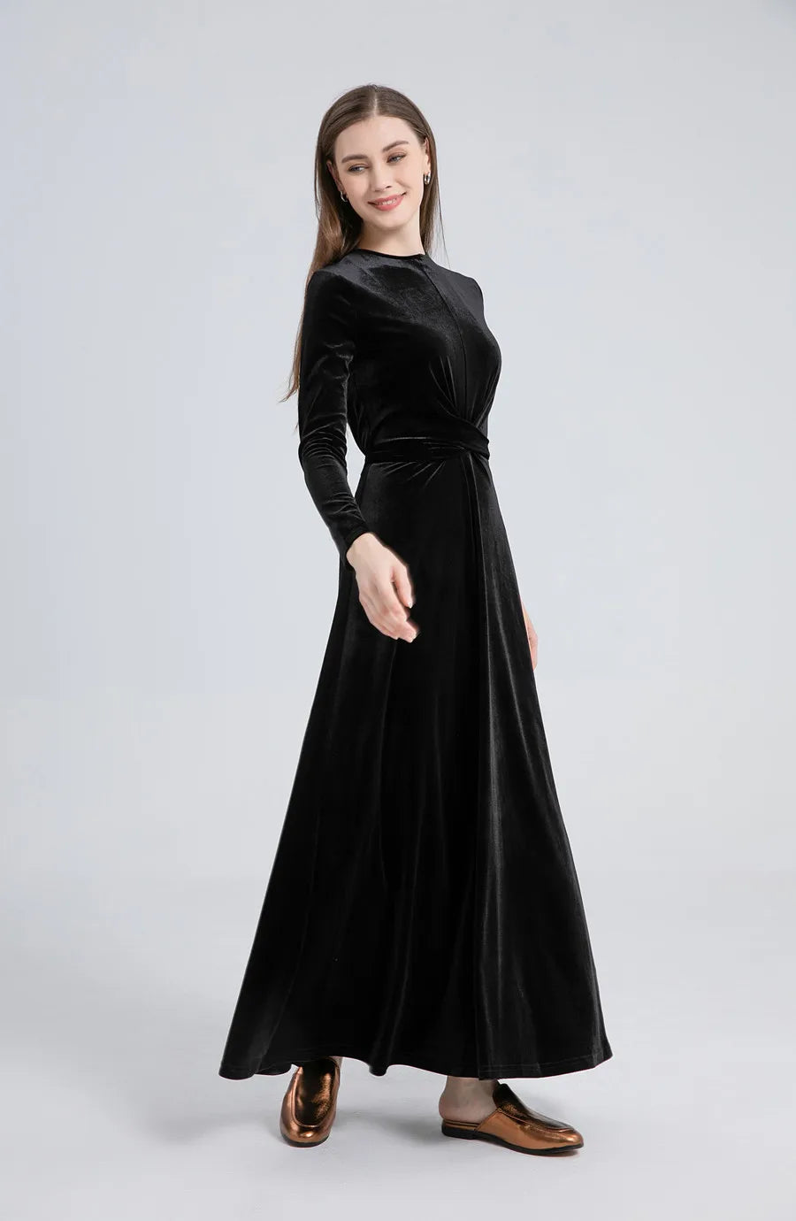 Velvet Maxi Dress